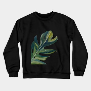 Monstera Plant Leaf Monstera Leaves Crewneck Sweatshirt